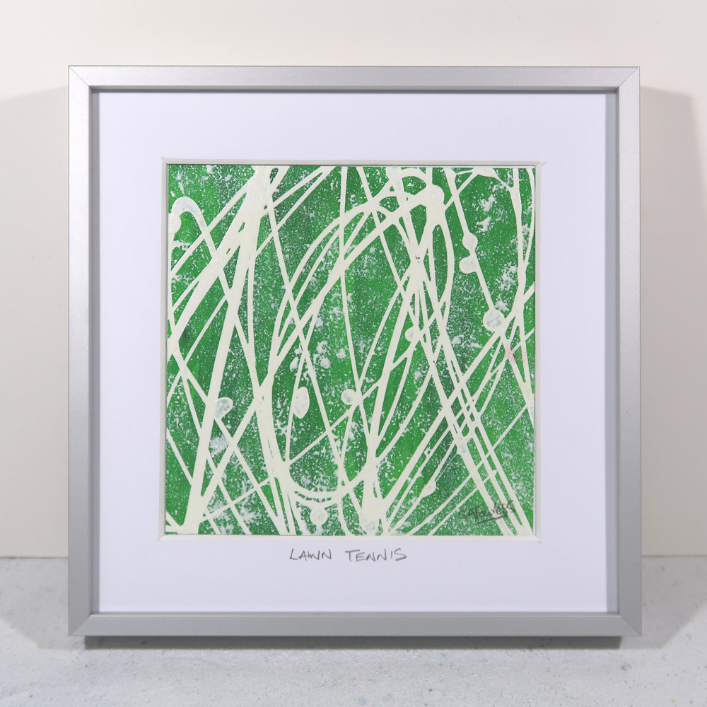 small green painting art