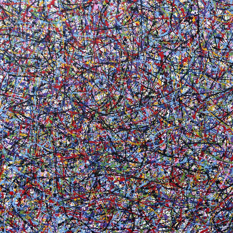 abstract jackson pollock splash art Painting