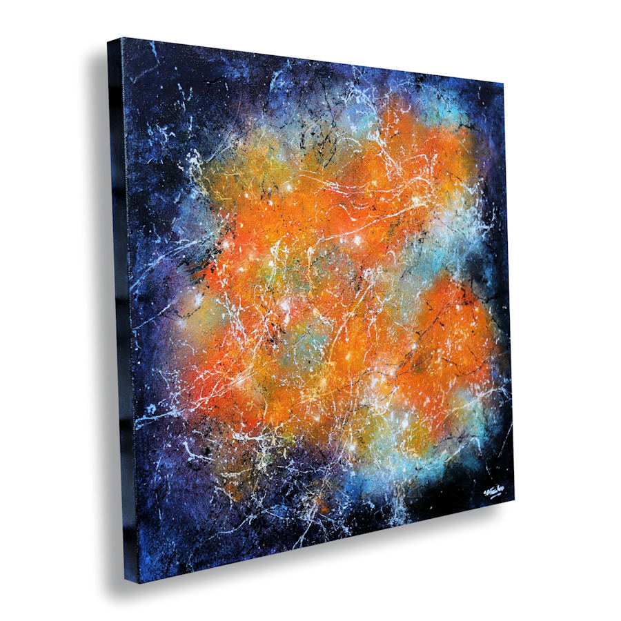 universe galaxy painting