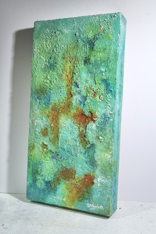 textured abstract painting