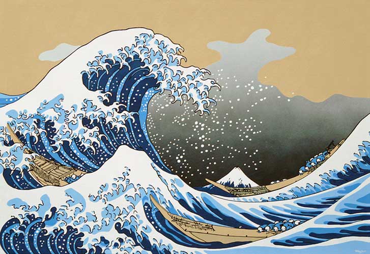 The Great Wave Japanese art