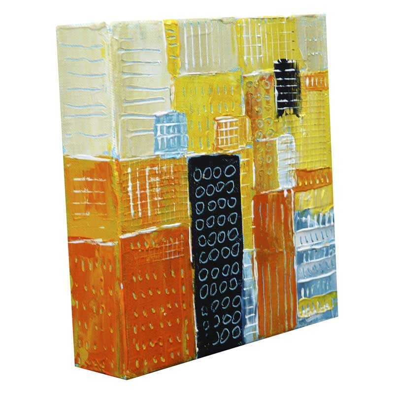 cityscape painting