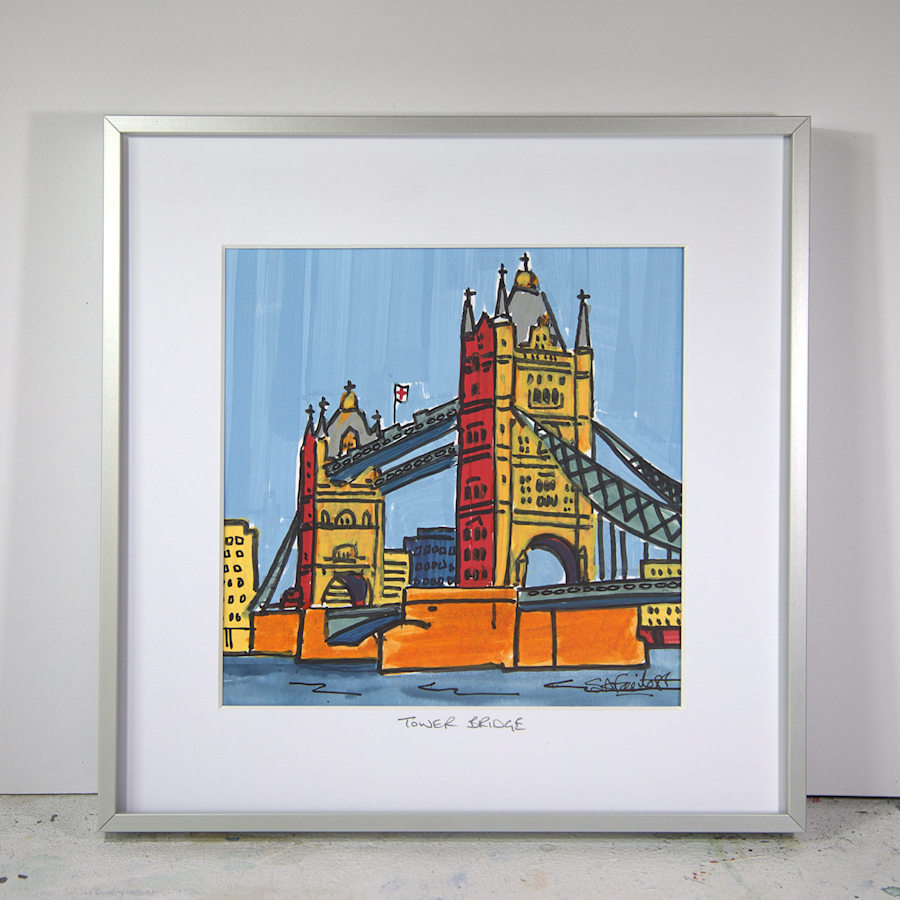 Tower Bridge London sketch