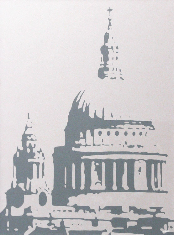 iconic London Cityscape Painting