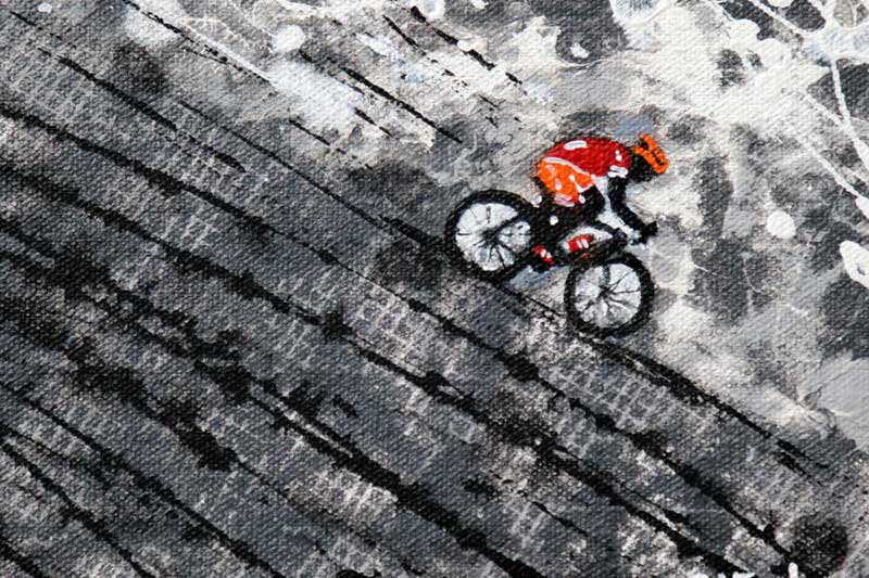 Cycling painting