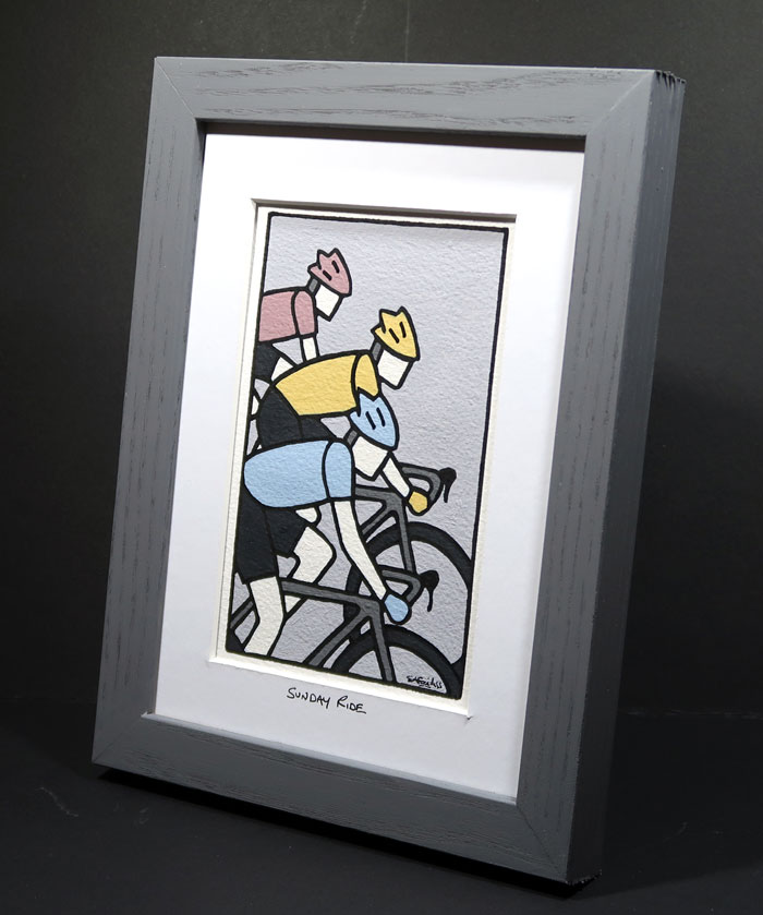 cycling painting