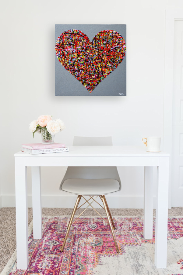 Heart painting pop art painting