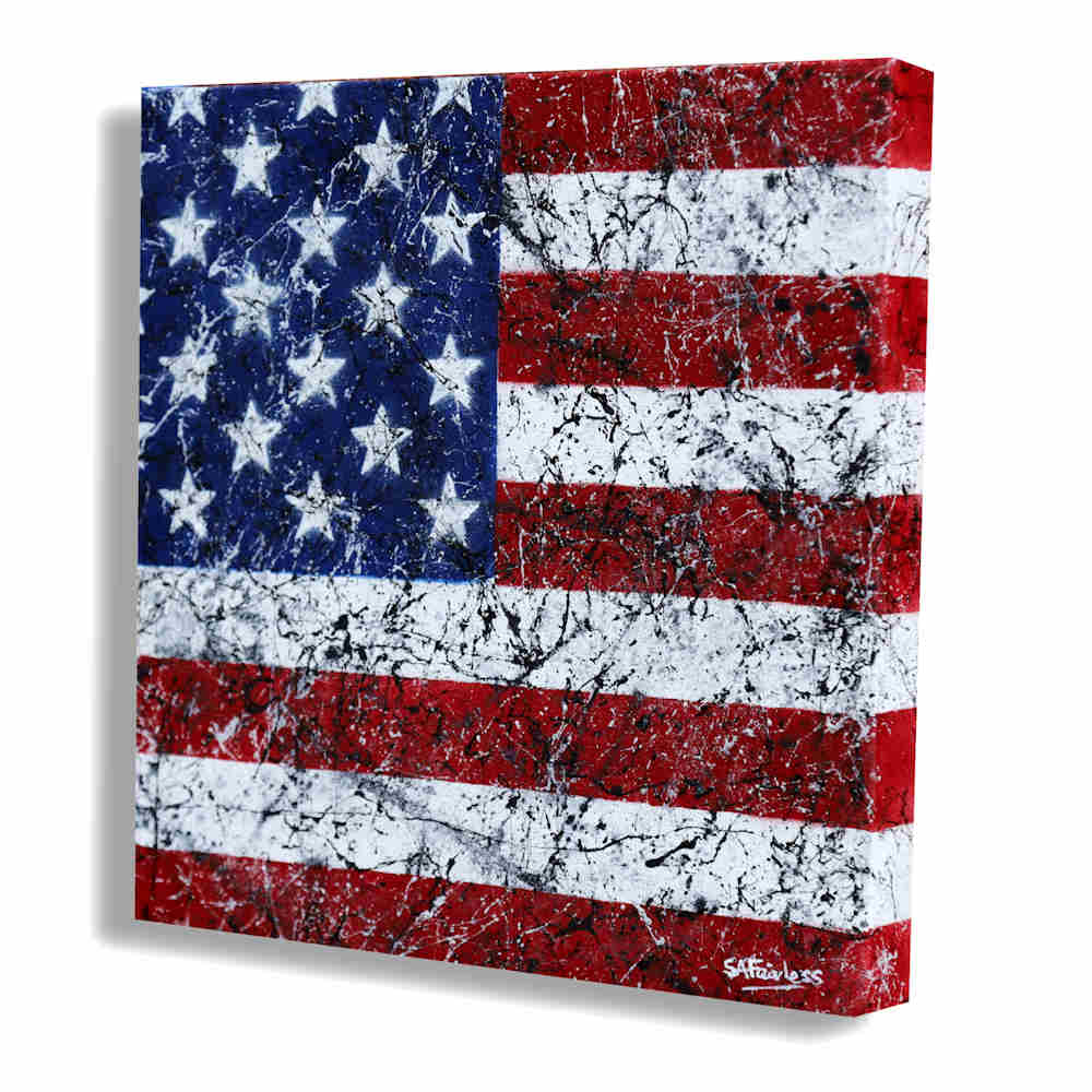 American Flag art