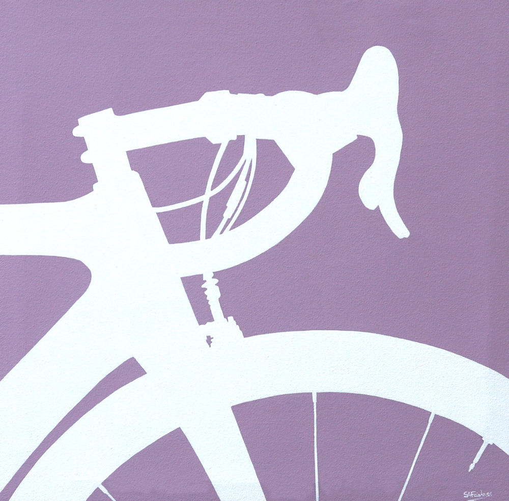 pop art cycling painting