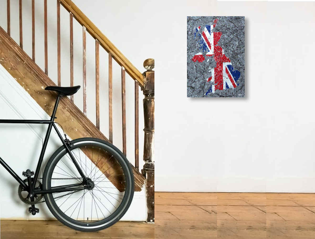 British flag painting
