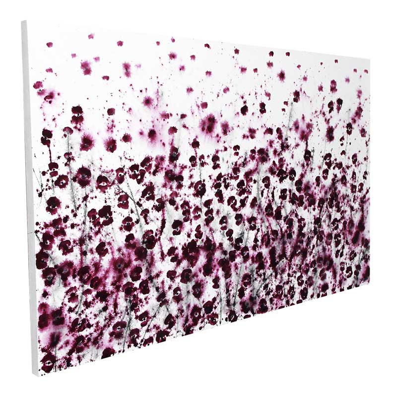 floral abstract painting