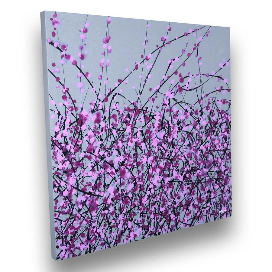abstract floral painting