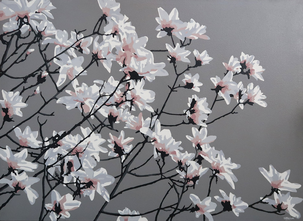 Magnolia Floral painting
