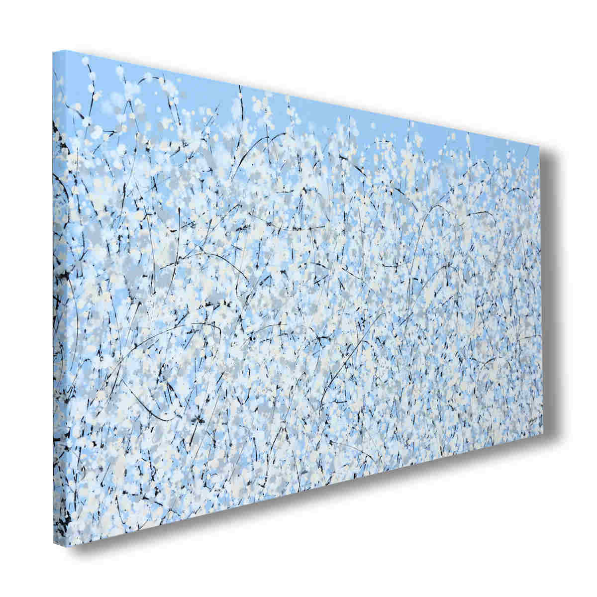 Large Spring Art Bright Spring Blossom - large spring floral painting